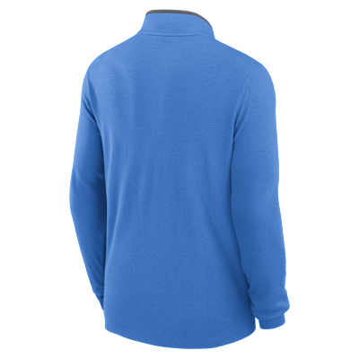 Playera de manga larga Nike Dri-FIT de la NFL de medio cierre para hombre Los Angeles Chargers Logo Victory