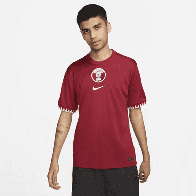 Qatar 2022/23 Stadium Home Men's Nike Dri-FIT Football Shirt. Nike CA