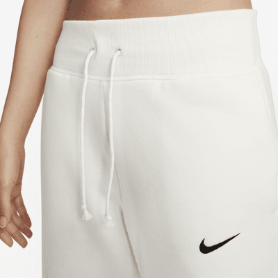 Pants de entrenamiento cropped de tiro alto para mujer Nike Sportswear Phoenix Fleece