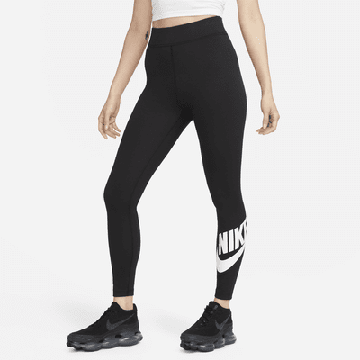 Nike Performance SHORT - Leggings - white/black/white 
