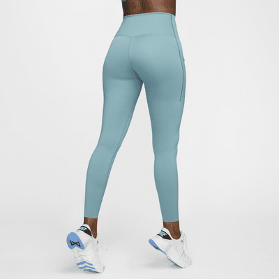 Nike Go Leggings de longitud completa, talle alto y sujeción firme con bolsillos - Mujer