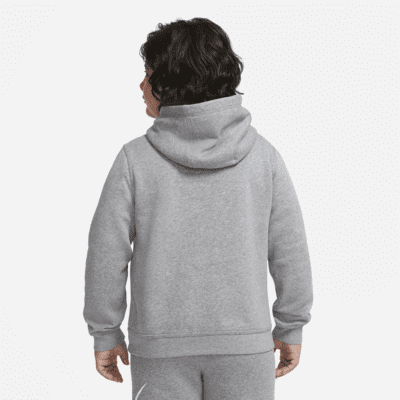 Nike Sportswear Club Fleece Big Kids' (Boys') Pullover Hoodie (Extended Size)