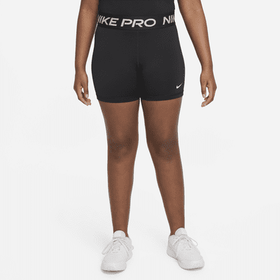 Nike Pro Dri-FIT Older Kids' (Girls') Shorts (Extended Size)