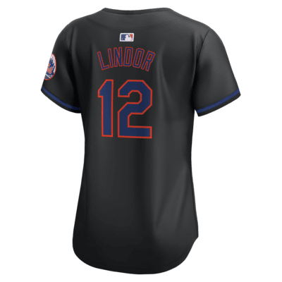 Jersey Nike Dri-FIT ADV de la MLB Limited para mujer Francisco Lindor New York Mets