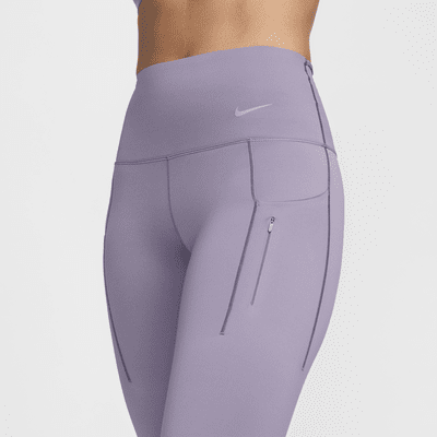 Nike Go Leggings de longitud completa, talle alto y sujeción firme con bolsillos - Mujer