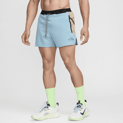 Shorts de correr Dri-FIT de 13 cm con forro de ropa interior para hombre Nike Trail Second Sunrise