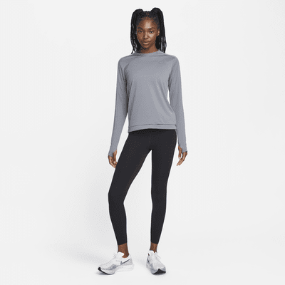 Nike Dri-FIT Damen-Laufoberteil mit Rundhalsausschnitt