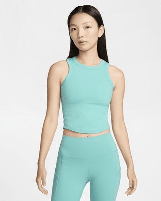 Женские  Nike One Fitted Dri-FIT Cropped Tank Top