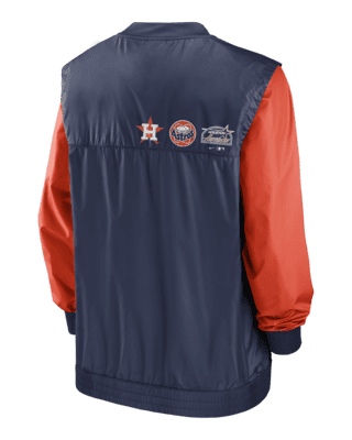 Lids Houston Astros Nike Rewind Warmup V-Neck Pullover Jacket