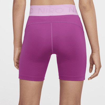 Nike Pro Dri-FIT shorts voor meisjes (13 cm)