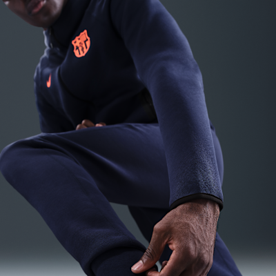 Ανδρικό ποδοσφαιρικό φλις παντελόνι φόρμας Μπαρτσελόνα Nike Total 90 Tech