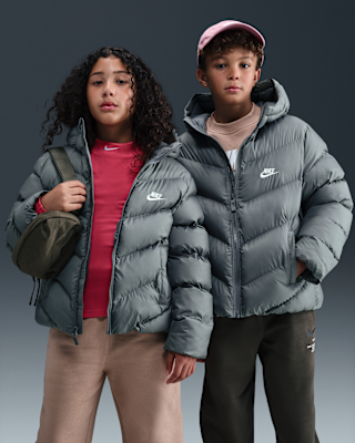 Детская куртка Nike Sportswear All Day Play Big Kids' Therma-FIT Loose-Fit Puffer