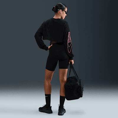 Playera de manga larga oversized cropped para mujer Nike