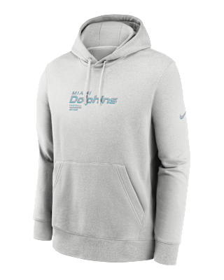 Мужское худи Miami Dolphins Slot Receiver Club Nike NFL Pullover Hoodie