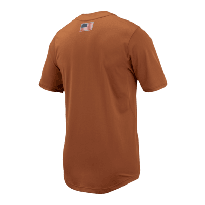 Texas Men's Nike College Replica Baseball Jersey