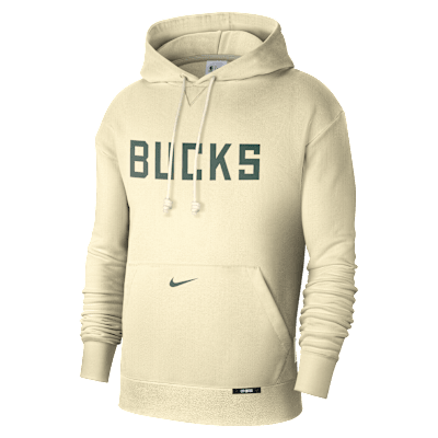 Milwaukee Bucks Standard Issue City Edition Nike Courtside NBA-hoodie met Dri-FIT voor heren