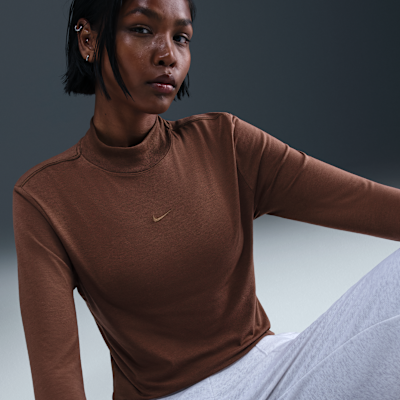 Nike Sportswear Chill Knit Women's Slim Long-Sleeve Mock-Neck T-Shirt
