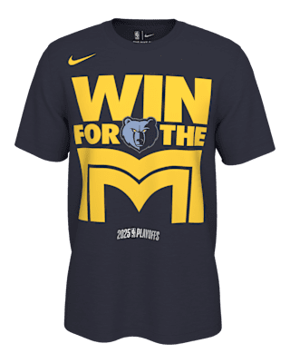 Мужская футболка Memphis Grizzlies Playoff Mantra 2025 Nike NBA