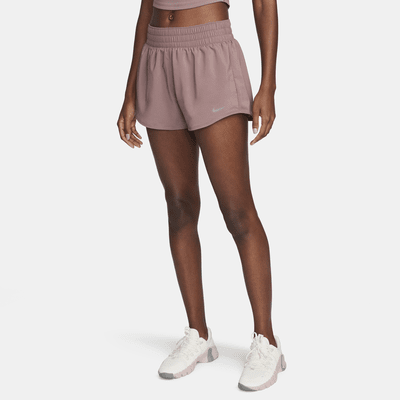 Shorts con forro de ropa interior Dri-FIT de tiro medio de 8 cm para mujer Nike One