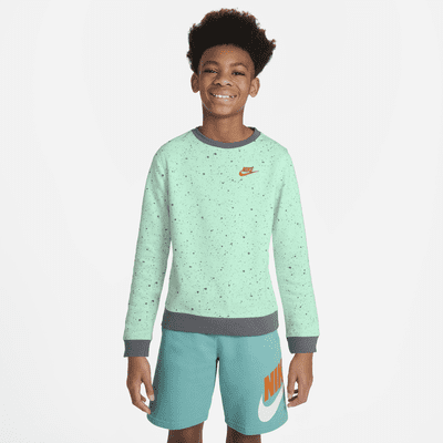 Nike Sportswear Older Kids' (Boys') Seasonal Printed Top