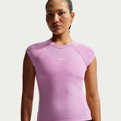 Nike Sportswear Chill Knit Women's Tight Short-Sleeve Ribbed Top