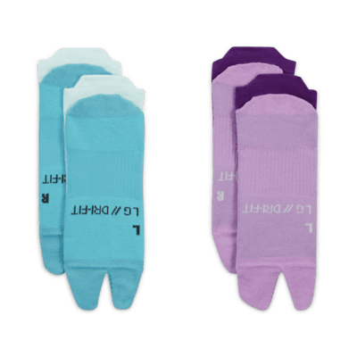 Chaussettes fendues invisibles et légères Nike Everyday Plus (2 paires)