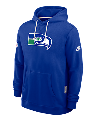 Мужское худи Seattle Seahawks Alt Offensive Set Play Sideline Nike Dri-FIT NFL Pullover Hoodie