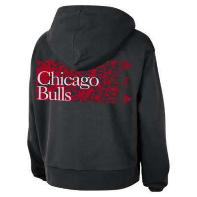 Chicago Bulls Standard Issue Women's Nike Dri-FIT NBA Pullover Hoodie