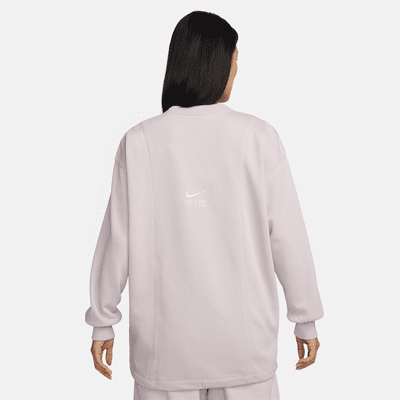 Nike Air Women's Over-Oversized Crew-Neck French Terry Sweatshirt