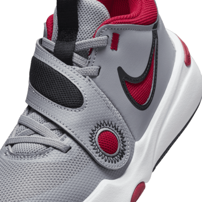 Calzado de básquetbol para niños talla grande Nike Team Hustle D 11