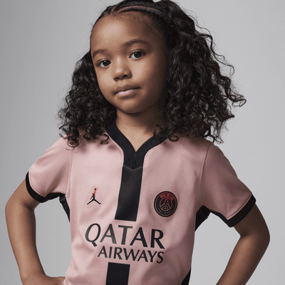 Paris Saint-Germain 2024/25 Stadium Third Younger Kids' Jordan Football Replica Three-Piece Kit