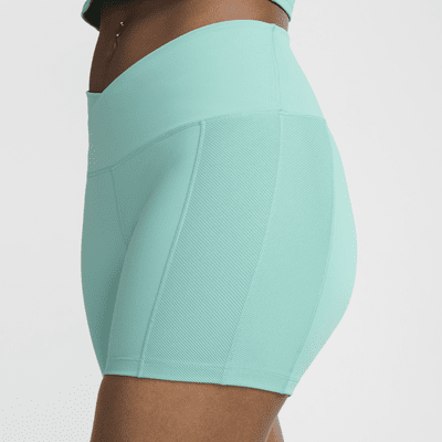 Shorts de ciclismo de tiro alto de 18 cm para mujer Nike One Wrap