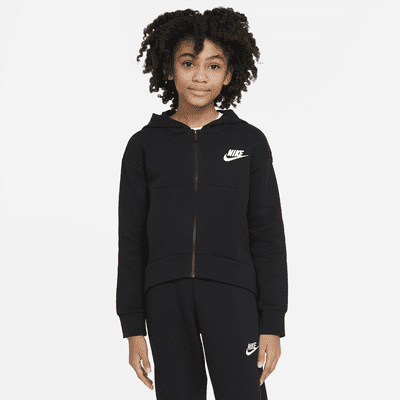 Nike Sportswear Club Fleece Big Kids' (Girls') Full-Zip Hoodie. Nike JP