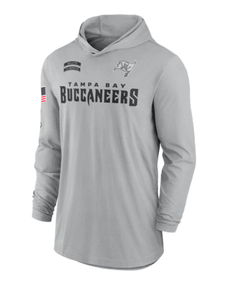 Мужские  Tampa Bay Buccaneers Salute to Service Edge Mascot Lockup Men’s Nike Dri-FIT NFL Long-Sleeve Hooded Top