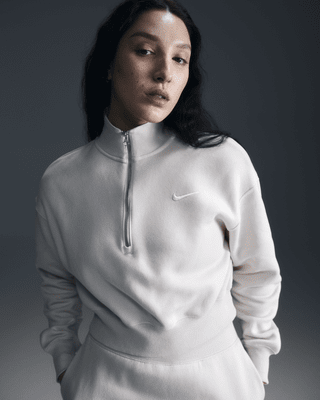 Женский свитшот Nike Sportswear Phoenix Fleece 1/2-Zip Cropped