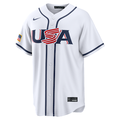 USA Baseball 2026 World Baseball Classic Men's Nike Stadium Jersey