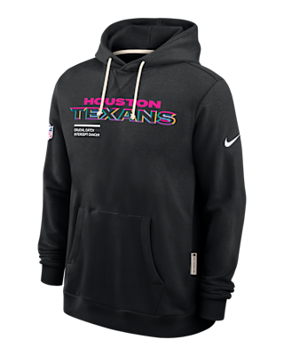 Мужское худи Houston Texans Crucial Catch Sideline Nike Dri-FIT NFL Pullover Hoodie