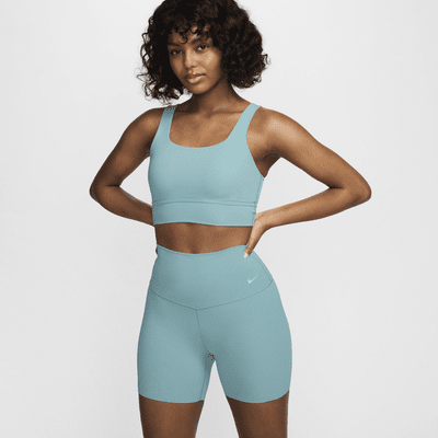 Shorts de ciclismo de cintura alta de 13 cm con sujeción suave para mujer Nike Zenvy