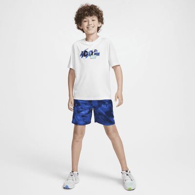 Playera Dri-FIT para niño talla grande Nike Multi