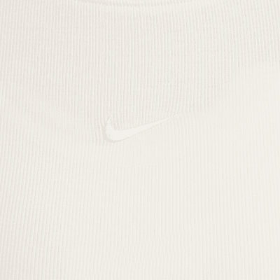 Nike Sportswear Women's Ribbed Long-Sleeve Mod Crop Top