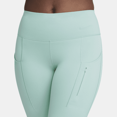 Leggings de largo completo y tiro medio con sujeción firme y bolsillos para mujer Nike Go