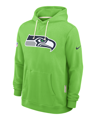 Мужское худи Seattle Seahawks Initial Home Sideline Nike Dri-FIT NFL Pullover Hoodie