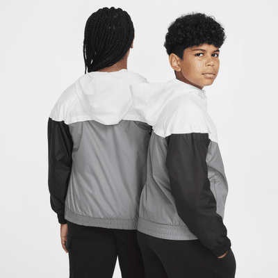 Nike Sportswear Windrunner Repel kinderjack met capuchon (ruimere maten)