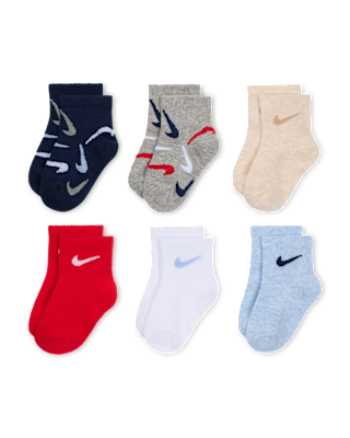 Детские носки Nike Baby Swooshfetti Ankle Socks (6 Pairs)