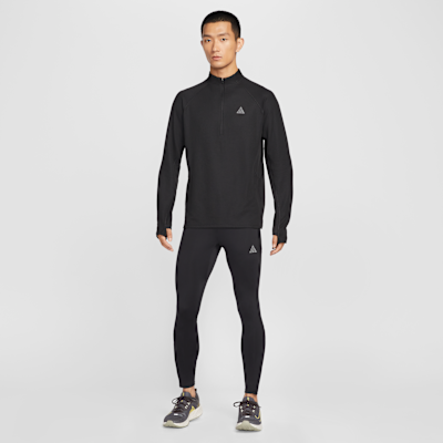 나이키 ACG 남성 드라이 핏 미드 레이어 쿼터집 트레일 러닝 탑