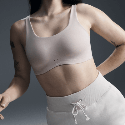 Bra deportivo de media sujeción con almohadillas para mujer Nike Alate Coverage