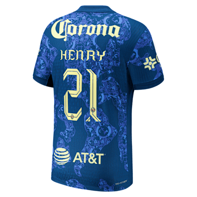 Jersey de fútbol Nike Dri-FIT ADV del Club América visitante 2024/25 Match Henry Martín para hombre