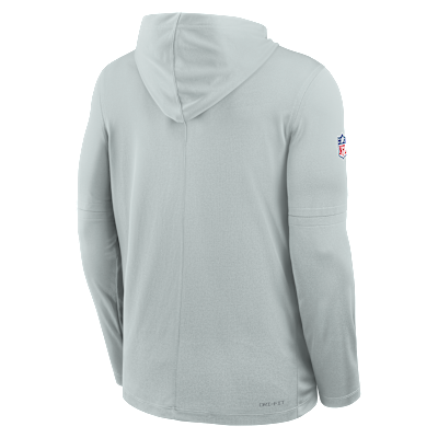 Playera de manga larga Nike Dri-FIT de la NFL con gorro para hombre Buffalo Bills Rivalries Collection Sideline