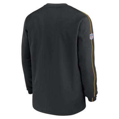 Pittsburgh Steelers Sideline Coach Men’s Nike NFL Long-Sleeve Top