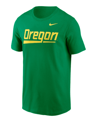 Мужская футболка Oregon Ducks Baseball Wordmark Nike College